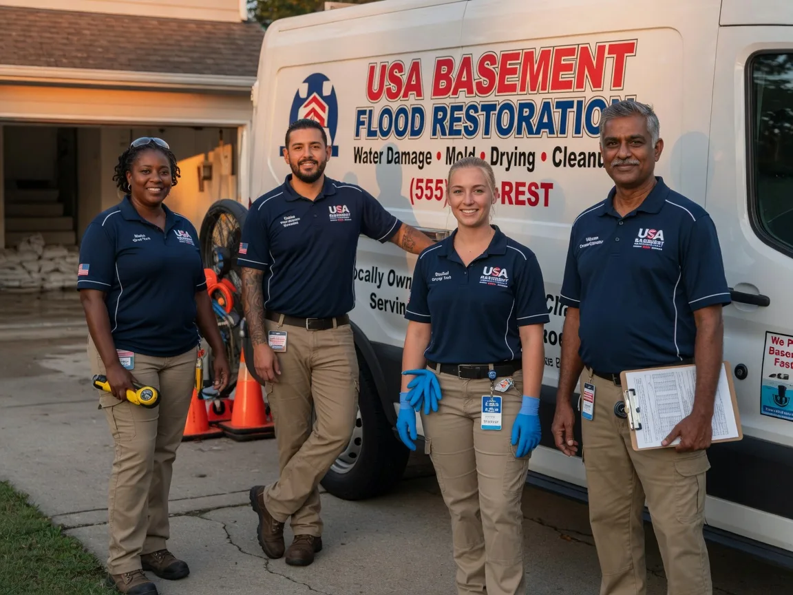 Basement Flood Cleanup company in Sublime, TX