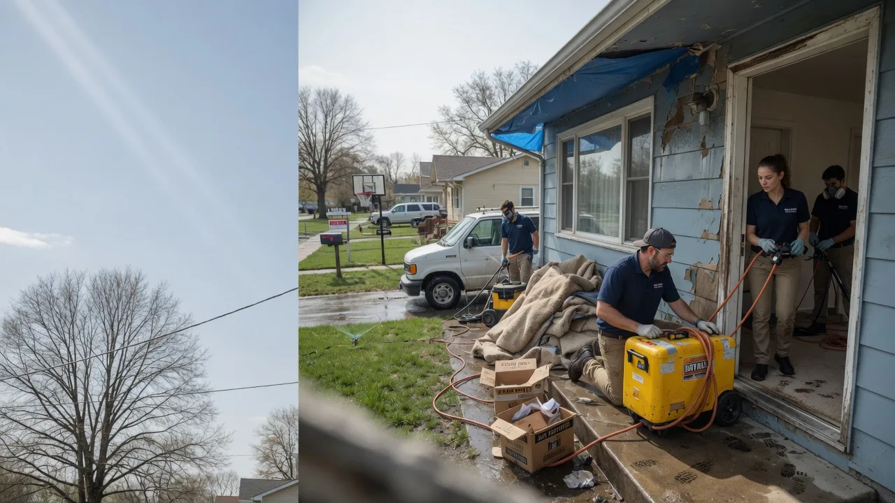 Basement Flood Cleanup in Sublime, TX near me